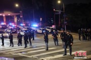 响水约200名海军陆战队士兵进驻洛杉矶 开始执行警戒守卫任务